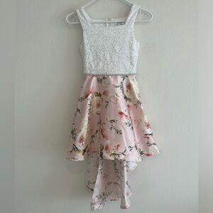 Speechless Girls party Dress With Dramatic High-Low Taffeta Skirt